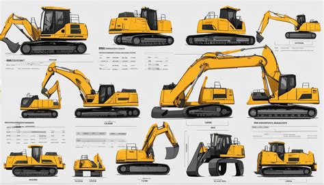 excavator comparison|excavator size comparison chart.